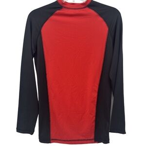 Spicy Tuna Men's Red and Black Rash Guard